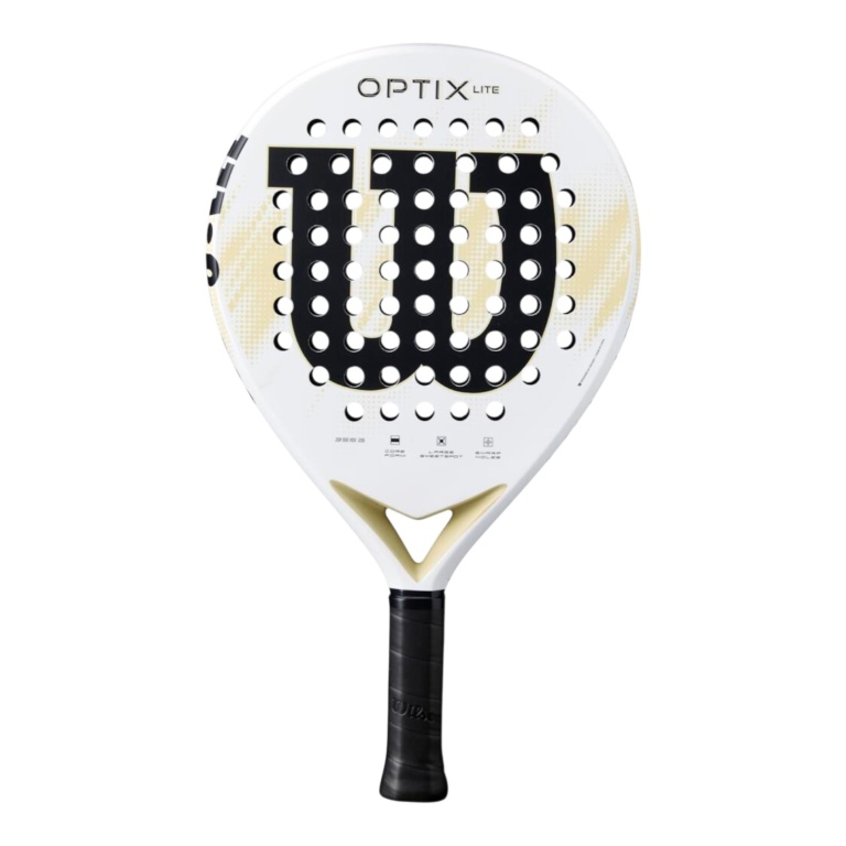 Wilson Padelschläger Optix V2 Lite 355g/Rund weiss